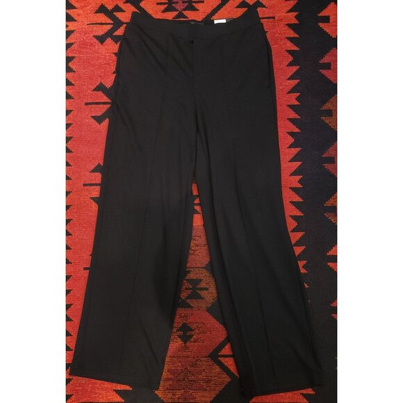 NEW Women's Simply Vera Vera Wang Wide Leg Black Pants. Size Medium - Picture 1 of 11
